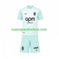 Camiseta de Fútbol AS Monaco Niño Tercera 2026-2027 Manga Corta