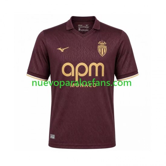 Camiseta de Fútbol AS Monaco Hombre Exterior 2026-2027 Manga Corta