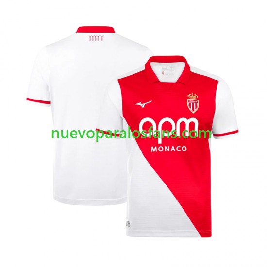 Camiseta de Fútbol AS Monaco Hombre Casa 2026-2027 Manga Corta