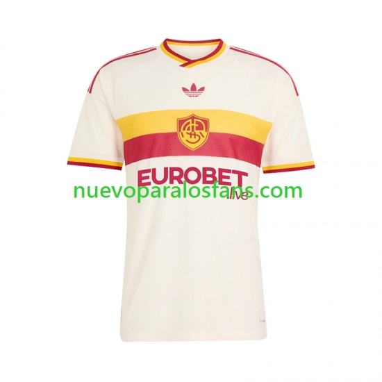 Camiseta de Fútbol AS Roma Hombre Exterior 2026-2027 Manga Corta