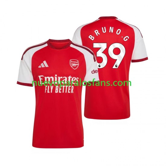 Camiseta de Fútbol Arsenal Bruno Guimaraes 39 Hombre Casa 2026-2027 Manga Corta