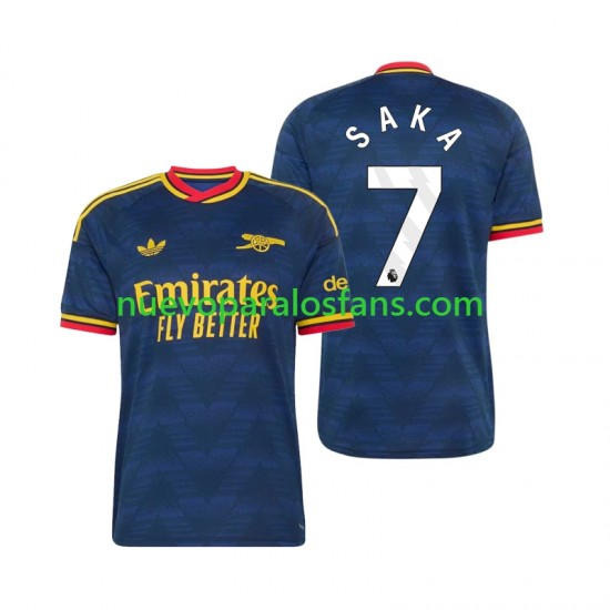 Camiseta de Fútbol Arsenal Bukayo Saka 7 Hombre Exterior 2026-2027 Manga Corta