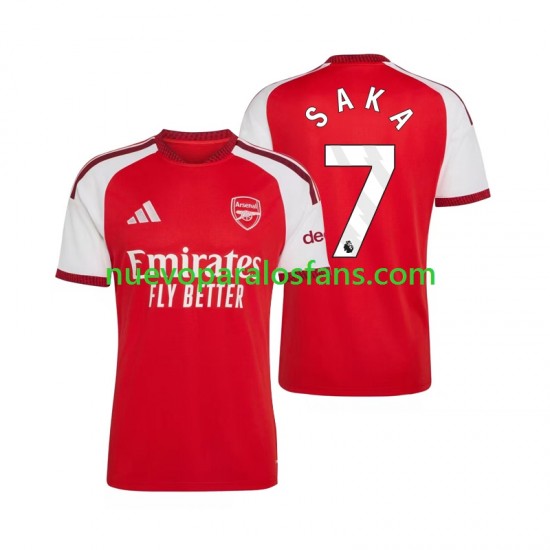 Camiseta de Fútbol Arsenal Bukayo Saka 7 Hombre Casa 2026-2027 Manga Corta