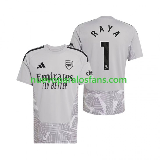 Camiseta de Fútbol Arsenal David Raya 1 Portero Hombre Casa 2026-2027 Manga Corta