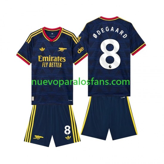Camiseta de Fútbol Arsenal Martin Odegaard 8 Niño Exterior 2026-2027 Manga Corta