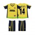 Camiseta de Fútbol Arsenal Thierry Henry 14 2000 2001 Retro Niño Exterior Manga Corta