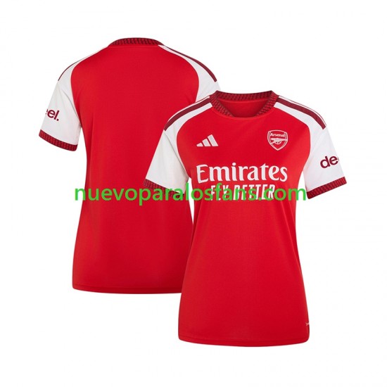 Camiseta de Fútbol Arsenal Mujer Casa 2026-2027 Manga Corta