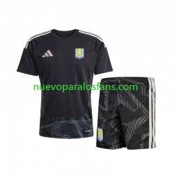 Camiseta de Fútbol Aston Villa Portero Niño Exterior 2026-2027 Manga Corta