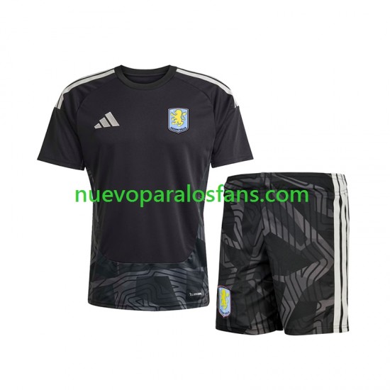 Camiseta de Fútbol Aston Villa Portero Niño Exterior 2026-2027 Manga Corta