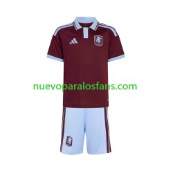 Camiseta de Fútbol Aston Villa Niño Casa 2026-2027 Manga Corta