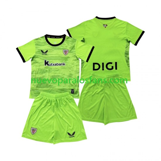 Camiseta de Fútbol Athletic Bilbao Portero Niño Exterior 2026-2027 Manga Corta