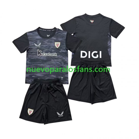 Camiseta de Fútbol Athletic Bilbao Portero Niño Casa 2026-2027 Manga Corta