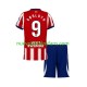 Camiseta de Fútbol Atlético Madrid Alexander Sorloth 9 Niño Casa 2026-2027 Manga Corta