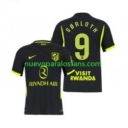 Camiseta de Fútbol Atlético Madrid Alexander Sorloth 9 Hombre Exterior 2026-2027 Manga Corta