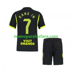 Camiseta de Fútbol Atlético Madrid Lee Kang-in 7 Niño Exterior 2026-2027 Manga Corta
