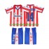 Camiseta de Fútbol Atlético Madrid SIMEONE 14 1996 1997 Retro Niño Casa Manga Corta