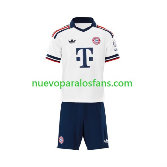 Camiseta de Fútbol Bayern de Múnich Niño Exterior 2026-2027 Manga Corta