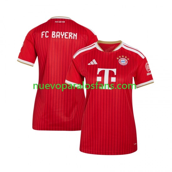 Camiseta de Fútbol Bayern de Múnich Mujer Casa 2026-2027 Manga Corta