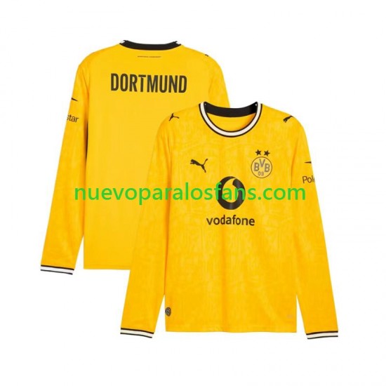 Camiseta de Fútbol Borussia Dortmund Hombre Casa 2026-2027 Manga Larga