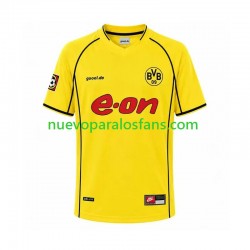 Camiseta de Fútbol Borussia Dortmund Retro Hombre Casa 2002 Manga Corta
