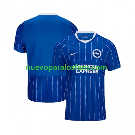 Camiseta de Fútbol Brighton & Hove Albion Hombre Casa 2026-2027 Manga Corta