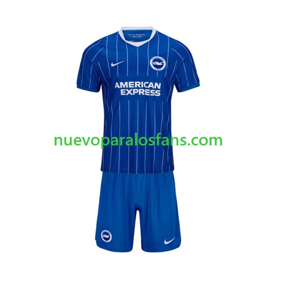Camiseta de Fútbol Brighton & Hove Albion Niño Casa 2026-2027 Manga Corta