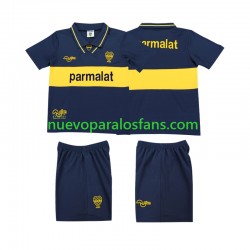 Camiseta de Fútbol CA Boca Juniors 1993 1995 Retro Niño Casa Manga Corta
