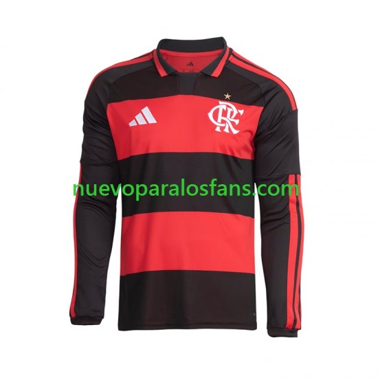 Camiseta de Fútbol CR Flamengo Hombre Casa 2026-2027 Manga Larga
