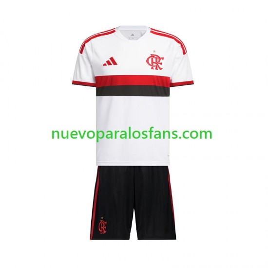 Camiseta de Fútbol CR Flamengo Niño Exterior 2026-2027 Manga Corta