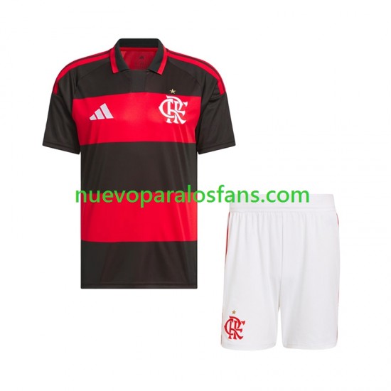 Camiseta de Fútbol CR Flamengo Niño Casa 2026-2027 Manga Corta