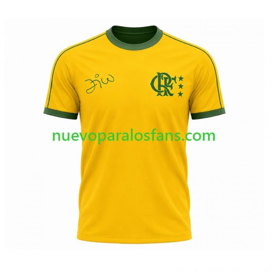 Camiseta de Fútbol CR Flamengo Retro Hombre Casa Manga Corta