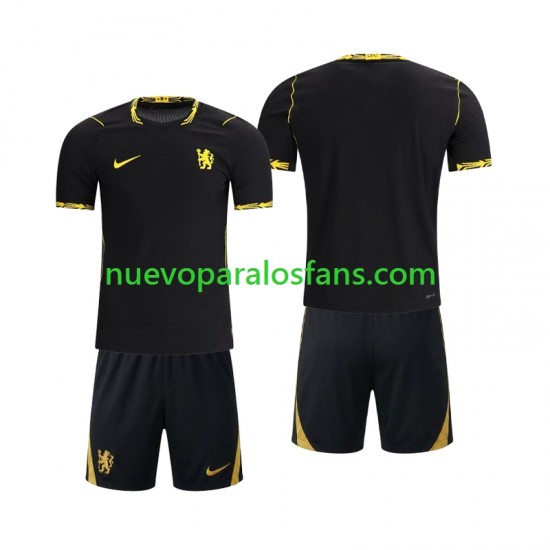 Camiseta de Fútbol Chelsea Niño Exterior 2026-2027 Manga Corta