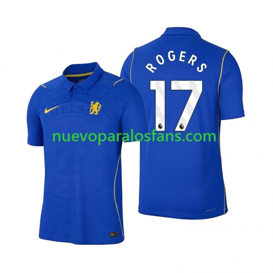 Camiseta de Fútbol Chelsea Morgan Rogers 17 Hombre Casa 2026-2027 Manga Corta