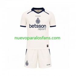 Camiseta de Fútbol Club Brugge Niño Exterior 2026-2027 Manga Corta