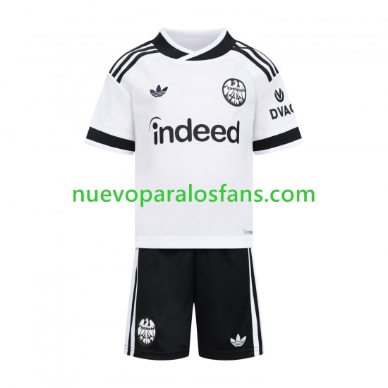 Camiseta de Fútbol Eintracht Frankfurt Niño Exterior 2026-2027 Manga Corta