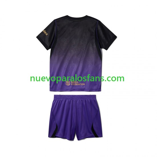 Camiseta de Fútbol FC Barcelona Niño Exterior 2026-2027 Manga Corta