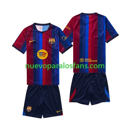 Camiseta de Fútbol FC Barcelona Niño Casa 2026-2027 Manga Corta