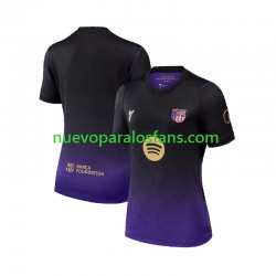 Camiseta de Fútbol FC Barcelona Mujer Exterior 2026-2027 Manga Corta