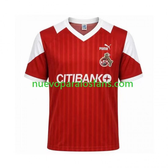 Camiseta de Fútbol FC Köln 1992 1993 Retro Hombre Exterior Manga Corta