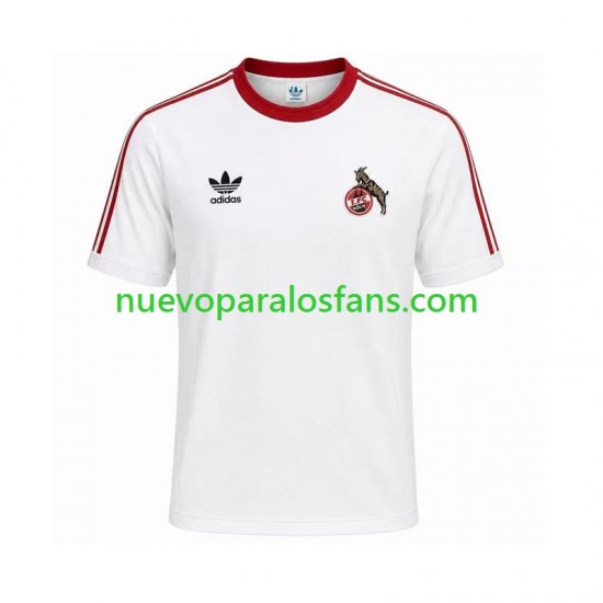 Camiseta de Fútbol FC Köln 1986 1987 Retro Hombre Casa Manga Corta