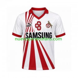 Camiseta de Fútbol FC Köln 1990 1991 Retro Hombre Casa Manga Corta