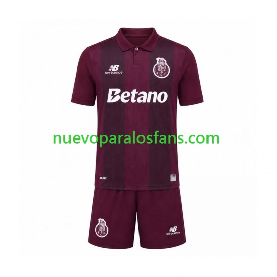 Camiseta de Fútbol FC Porto Niño Exterior 2026-2027 Manga Corta