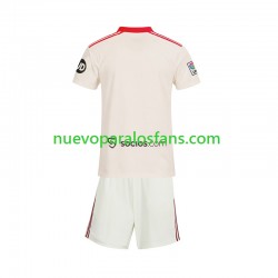 Camiseta de Fútbol Sevilla FC Retro Niño Casa 2025-2026 Manga Corta