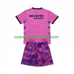 Camiseta de Fútbol Feyenoord Rotterdam Portero Niño Tercera 2026-2027 Manga Corta