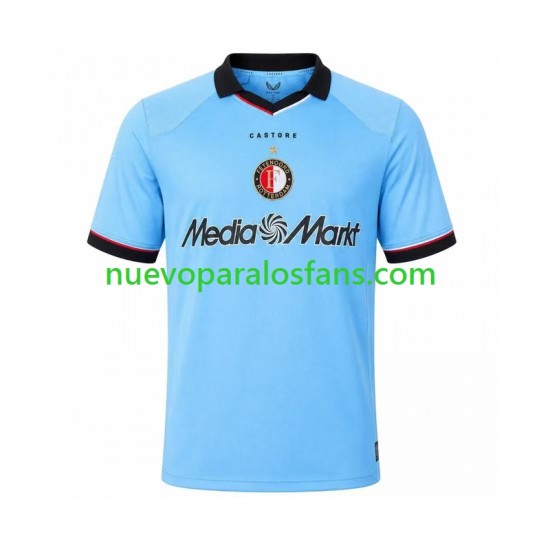 Camiseta de Fútbol Feyenoord Rotterdam Hombre Exterior 2026-2027 Manga Corta