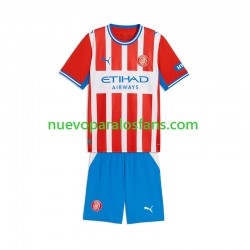 Camiseta de Fútbol Girona Niño Casa 2026-2027 Manga Corta