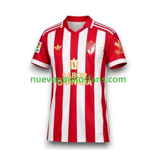 Camiseta de Fútbol Granada Retro Hombre Casa 2025-2026 Manga Corta
