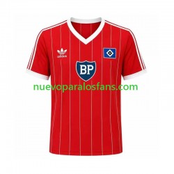 Camiseta de Fútbol Hamburger SV 1984 Retro Hombre Exterior Manga Corta