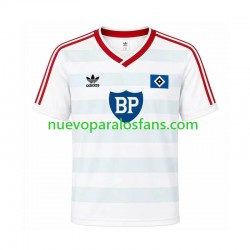 Camiseta de Fútbol Hamburger SV 1986 Retro Hombre Exterior Manga Corta