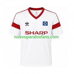 Camiseta de Fútbol Hamburger SV 1988 Retro Hombre Casa Manga Corta